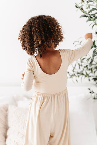 Oat Neutrals Wide Leg Romper