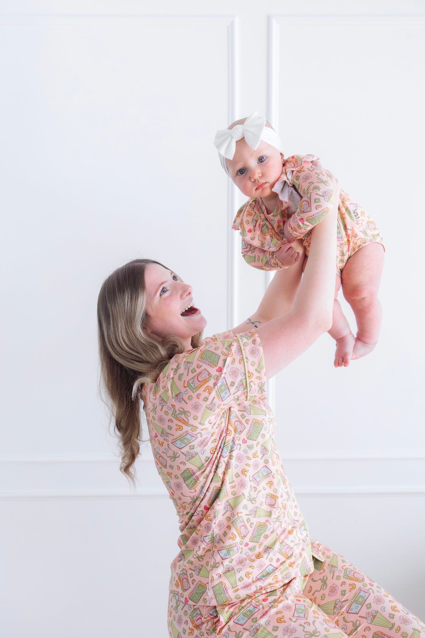 Shamrock Shakes Long Sleeve Ruffle Bubble