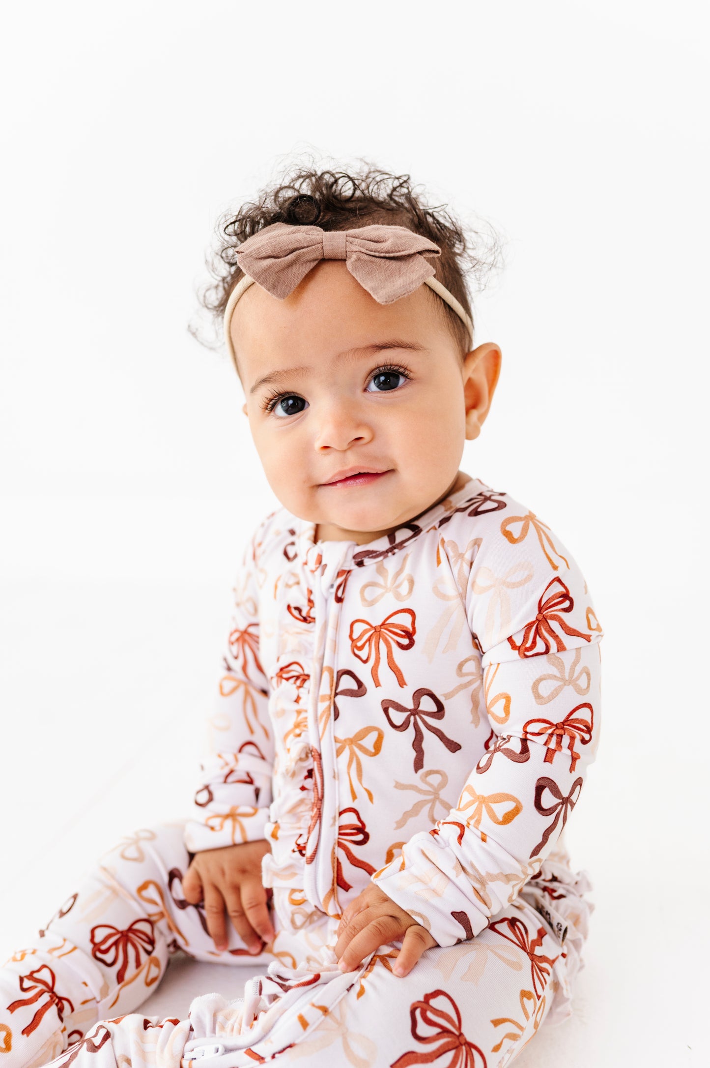 Autumn Ribbons Ruffle Zippy (EST SHIP TIME 3-4 WEEKS)