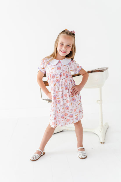 First Bell Blooms Collared Dress