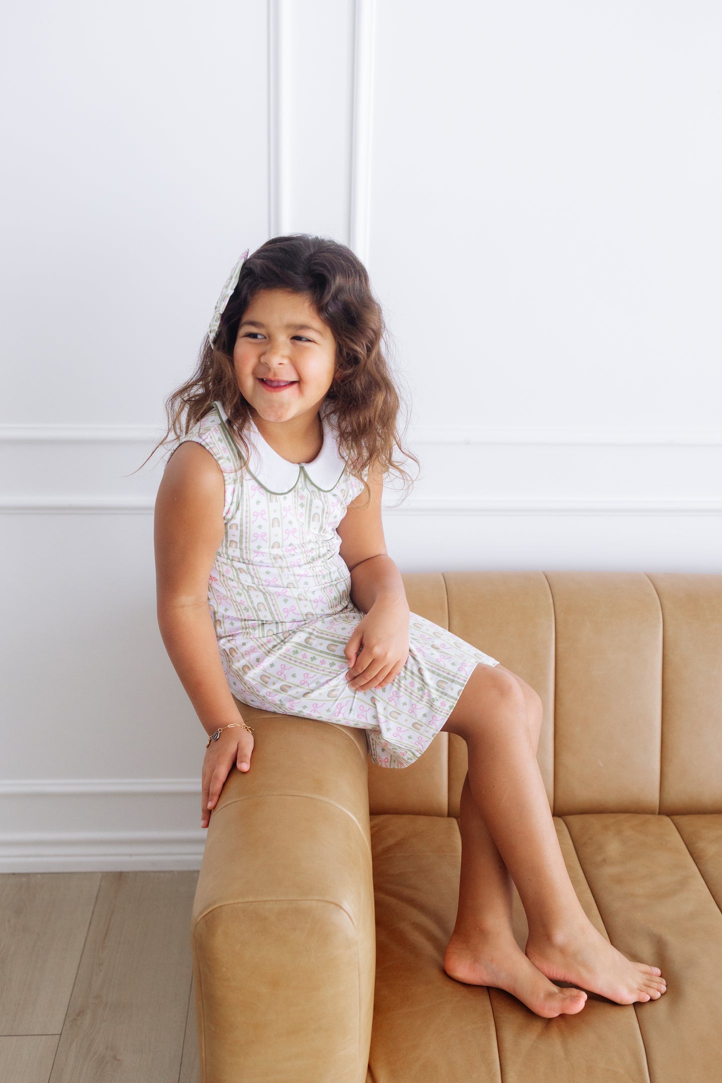 Lucky Stripes Collard Dress