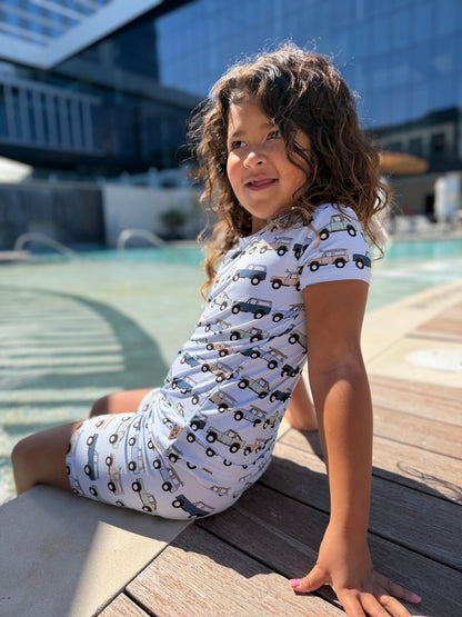 Beach Broncos Short Set
