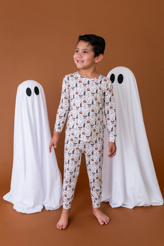 Scalloped Spells Long Sleeve Jogger Set