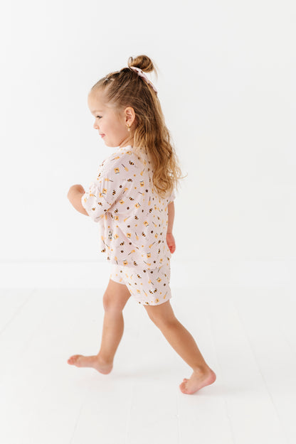 Local Honey Drawstring Short Set