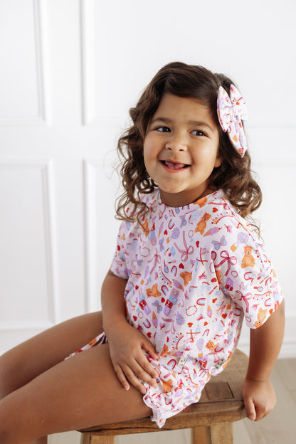 Girls Toys Ruffle Short Set