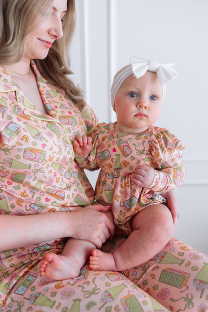 Shamrock Shakes Long Sleeve Ruffle Bubble