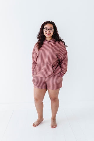 Mesa Stripe Adult Hooded Sweatshirt