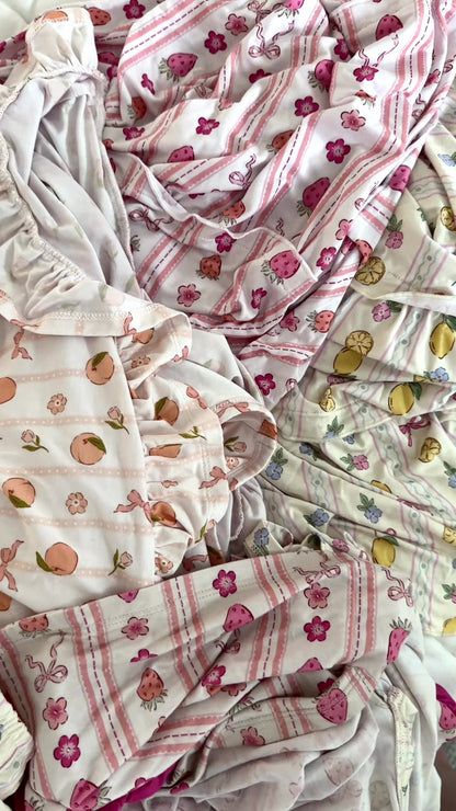 Strawberry Squeeze Tier Twirl Dress
